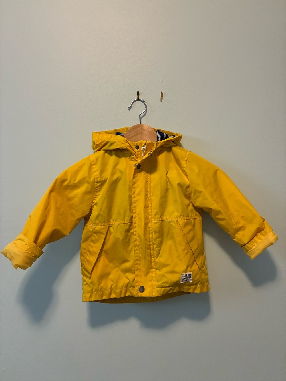 OshKosh B'gosh Bright Yellow Hooded Raincoat